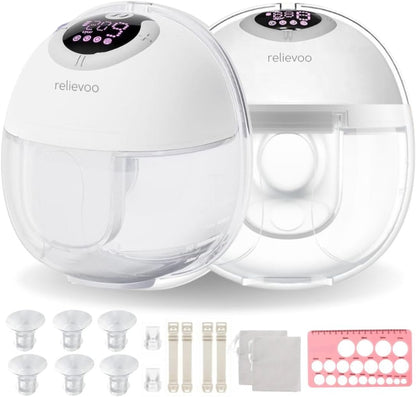 Relievoo wearable hands-free cordless breast pump — what's included