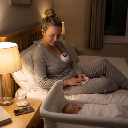 Relievoo wearable hands-free cordless breast pump — back view