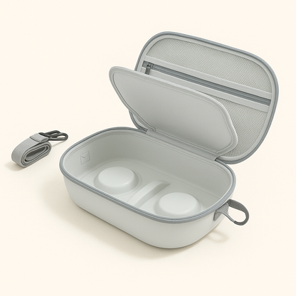 Relievoo hard-shell breast pump carrying case — features