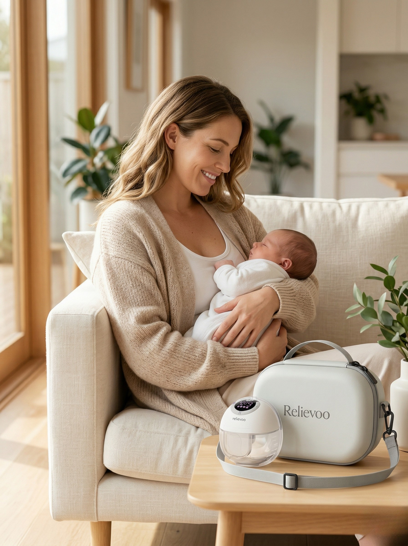 Happy mom and baby — Relievoo welcome